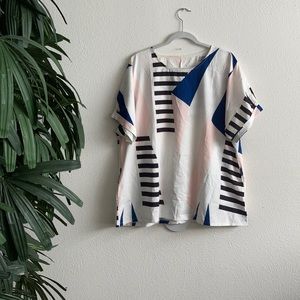 2XL modern kimono top